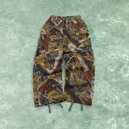 Y2k camo cargo pants brown Master Sportsman tree camouflage cargos