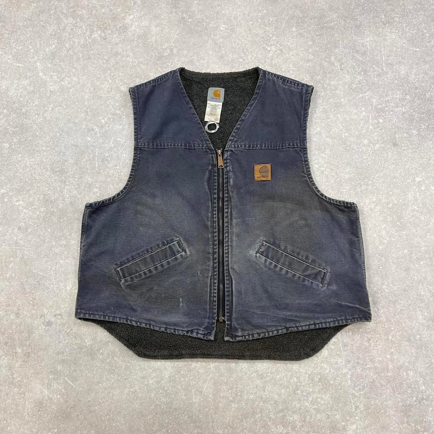 Navy vintage Carhartt gilet XL