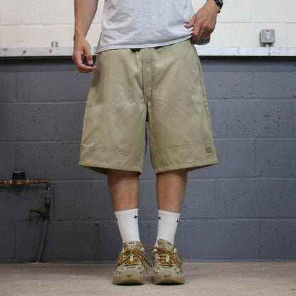 Dickies chino shorts carpenter khaki Chino style skater shorts loose leg festival