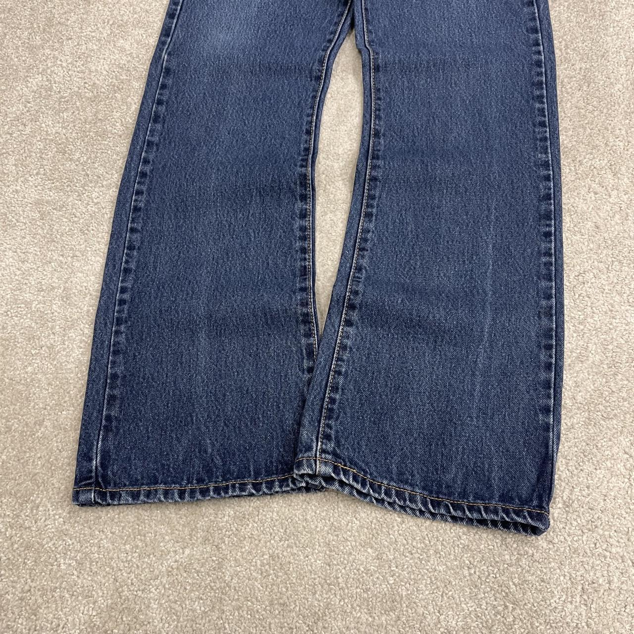 Y2K Levi’s 517 bootcut jeans blue denim Loose bootcut pants with red tab logo