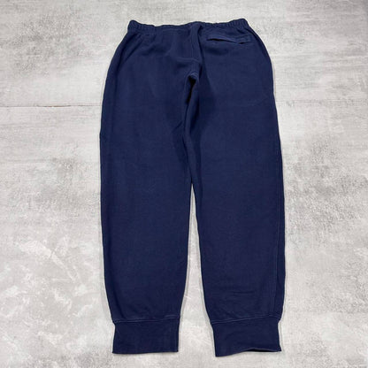 Navy Nike joggers L y2k style sportswear track pants loose fit embroidered logo