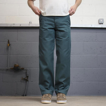 Teal Dickies skateboarding pants W30L32 twill chino style skater pants