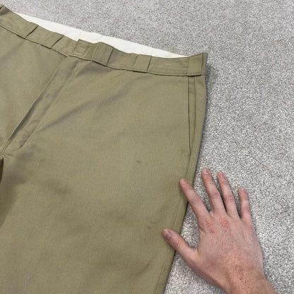 Dickies baggy chino shorts carpenter khaki Chino style skater shorts long wide leg festival