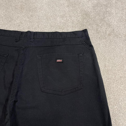 Dickies long baggy shorts chino black Skater / surf style shorts long loose fit festival
