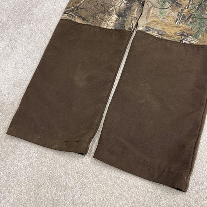 Wrangler camo jeans Realtree Pro Gear khaki Straight double knee denim camouflage pants