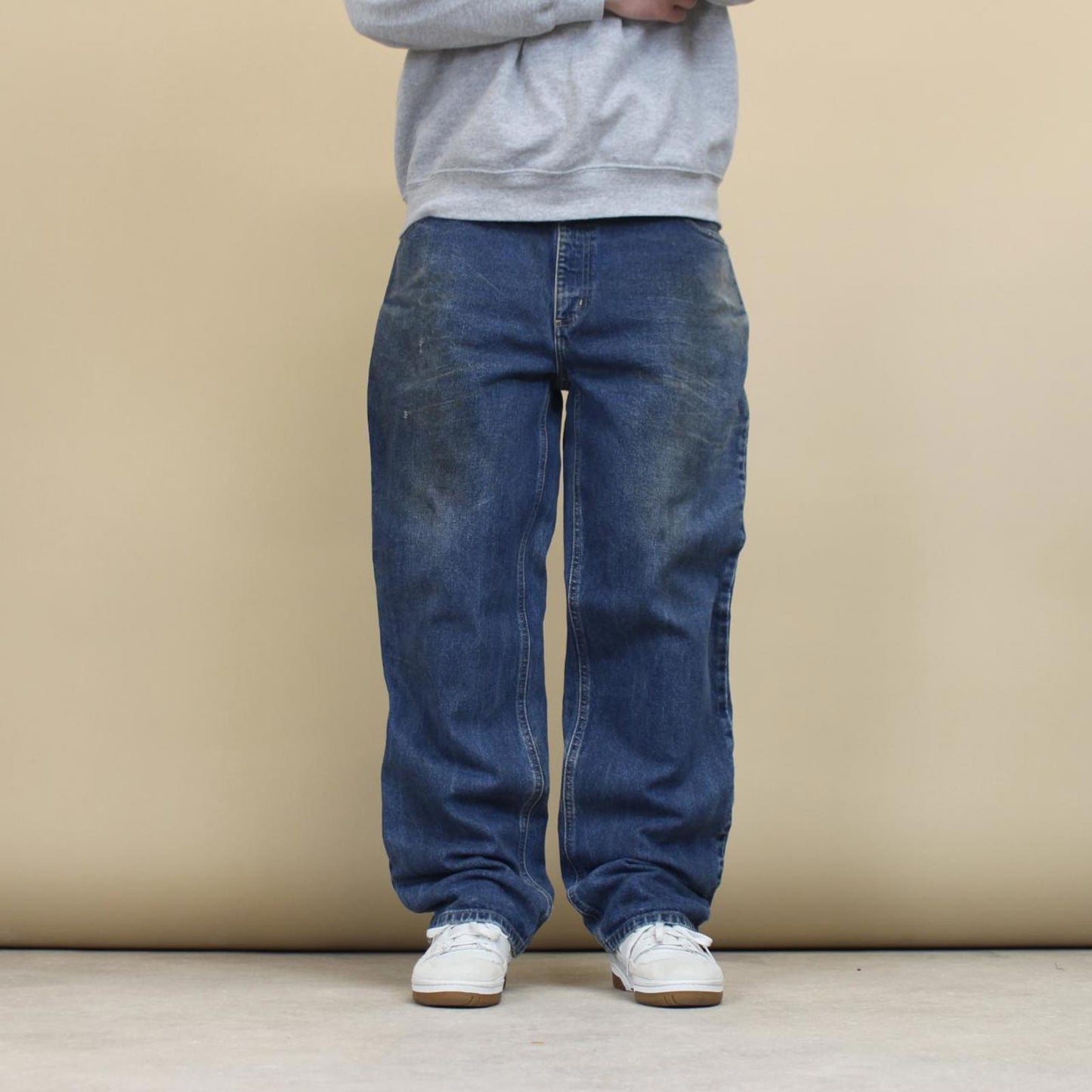 Blue Carhartt FR jeans W36L32 loose blue denim 90s style jeans