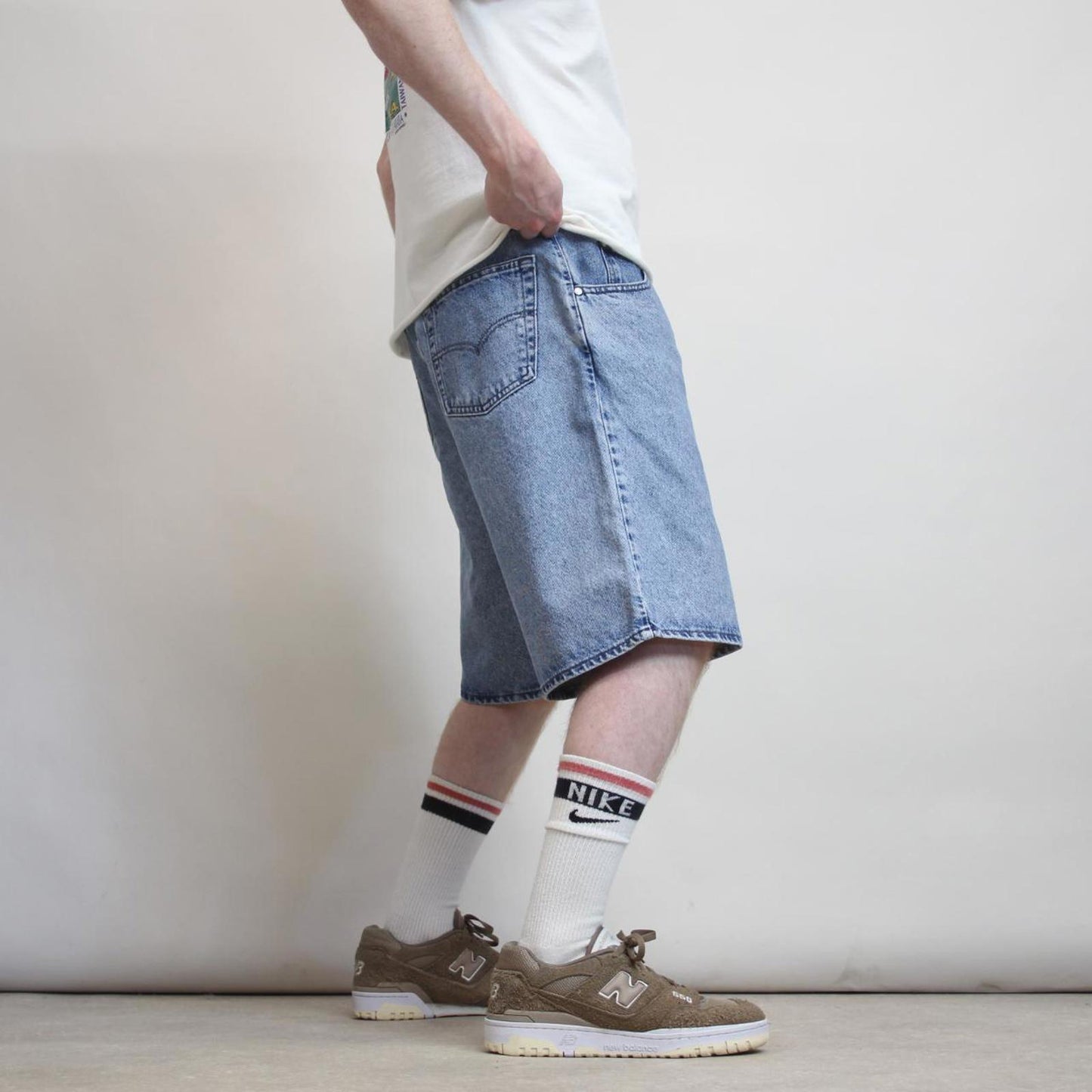 Vintage Silver Tab Levi's baggy jorts W36 loose denim 90s skater shorts