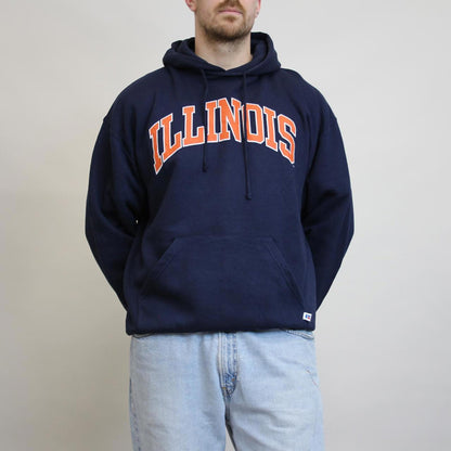 Navy vintage Russell hoodie XL