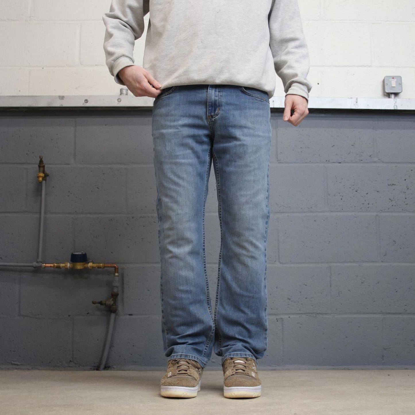 Y2k Carhartt jeans workwear denim W32L30 Mens blue relaxed fit 00s style skater pants