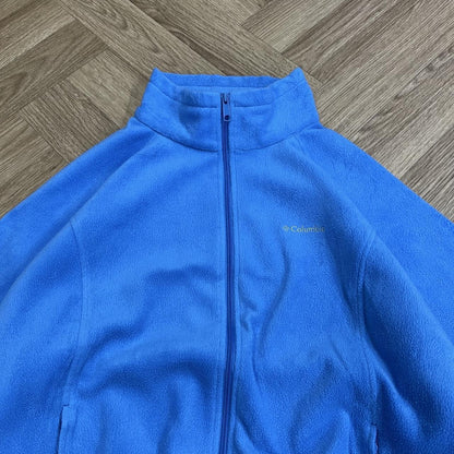 Y2K Colombia tech fleece blue Women's full zip autumn adjustable technical fleece