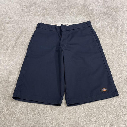 Dickies carpenter shorts long leg navy Twill chino skater style shorts loose long leg