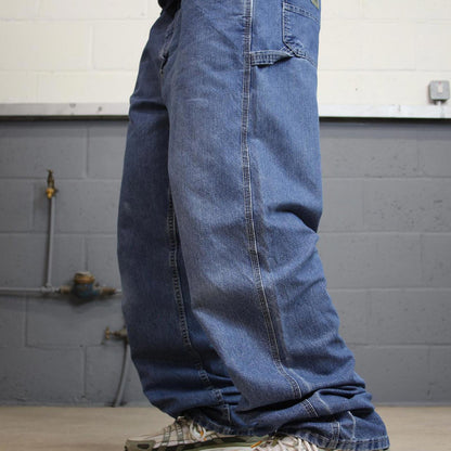 Baggy Lee carpenter jeans W40L36 blue cargo skate style jeans