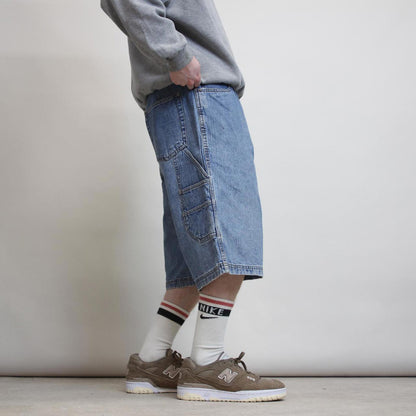 FUBU carpenter jorts W36 baggy denim cargo skater 90s style shorts