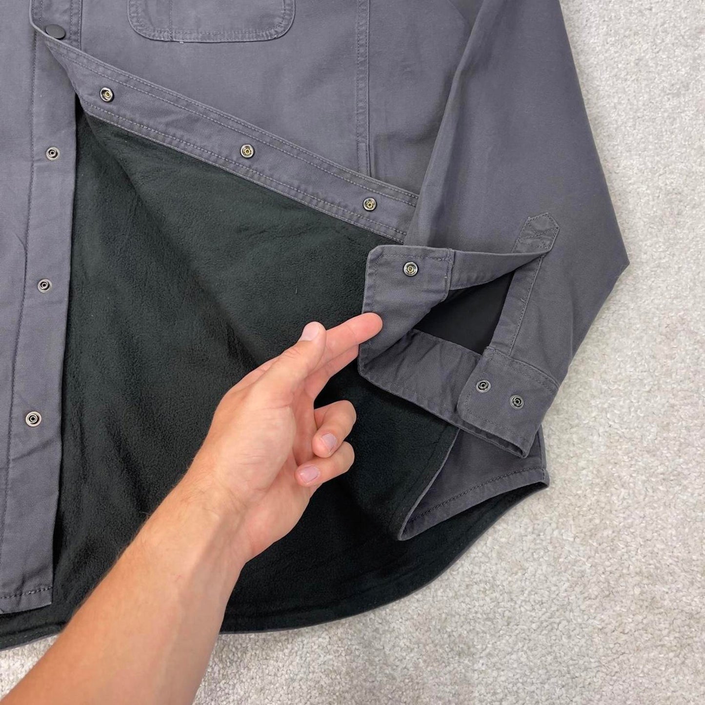 Grey Carhartt shirt jacket XXL