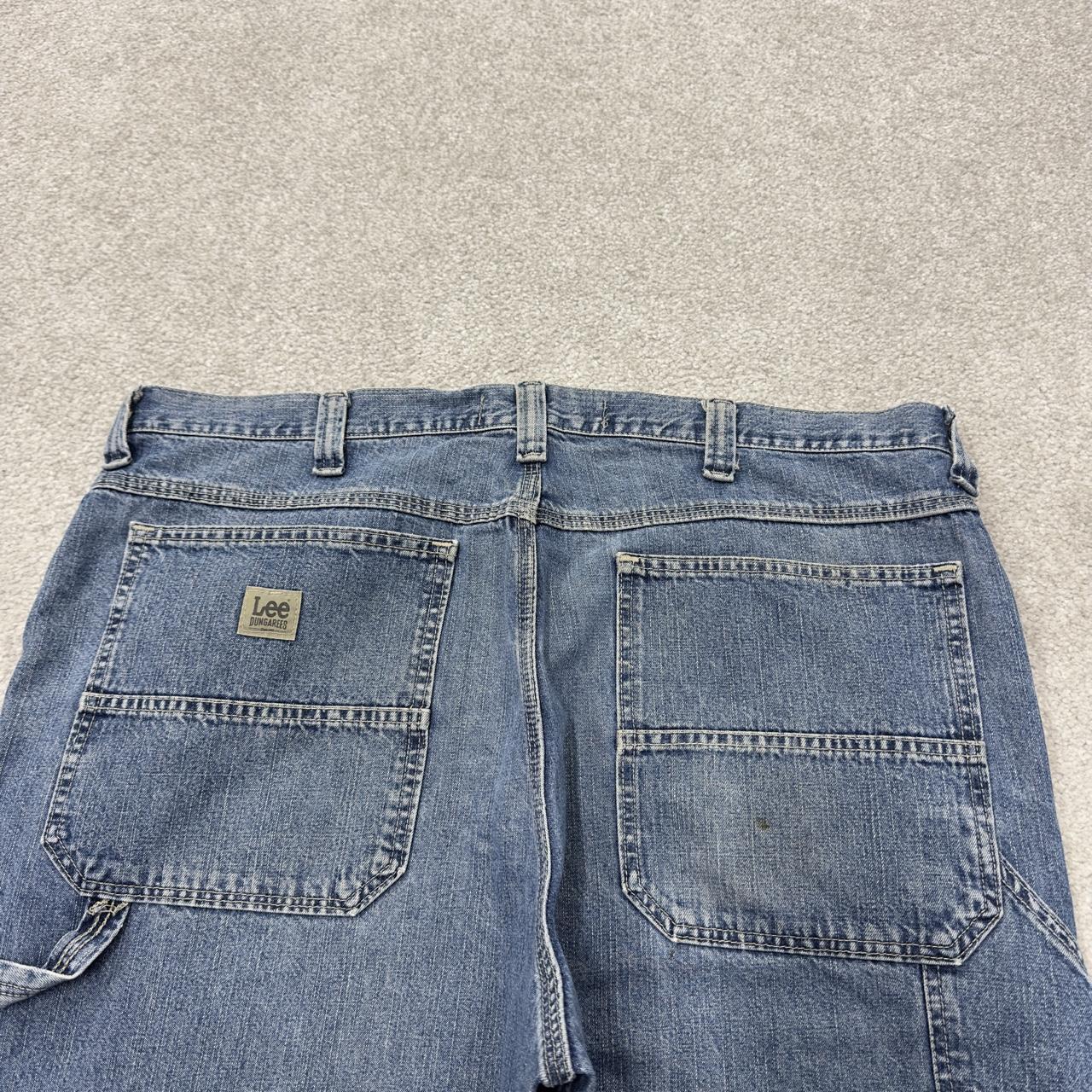 Vintage Lee baggy carpenter jeans y2k blue W40L30 Loose leg skater style utility workwear trousers