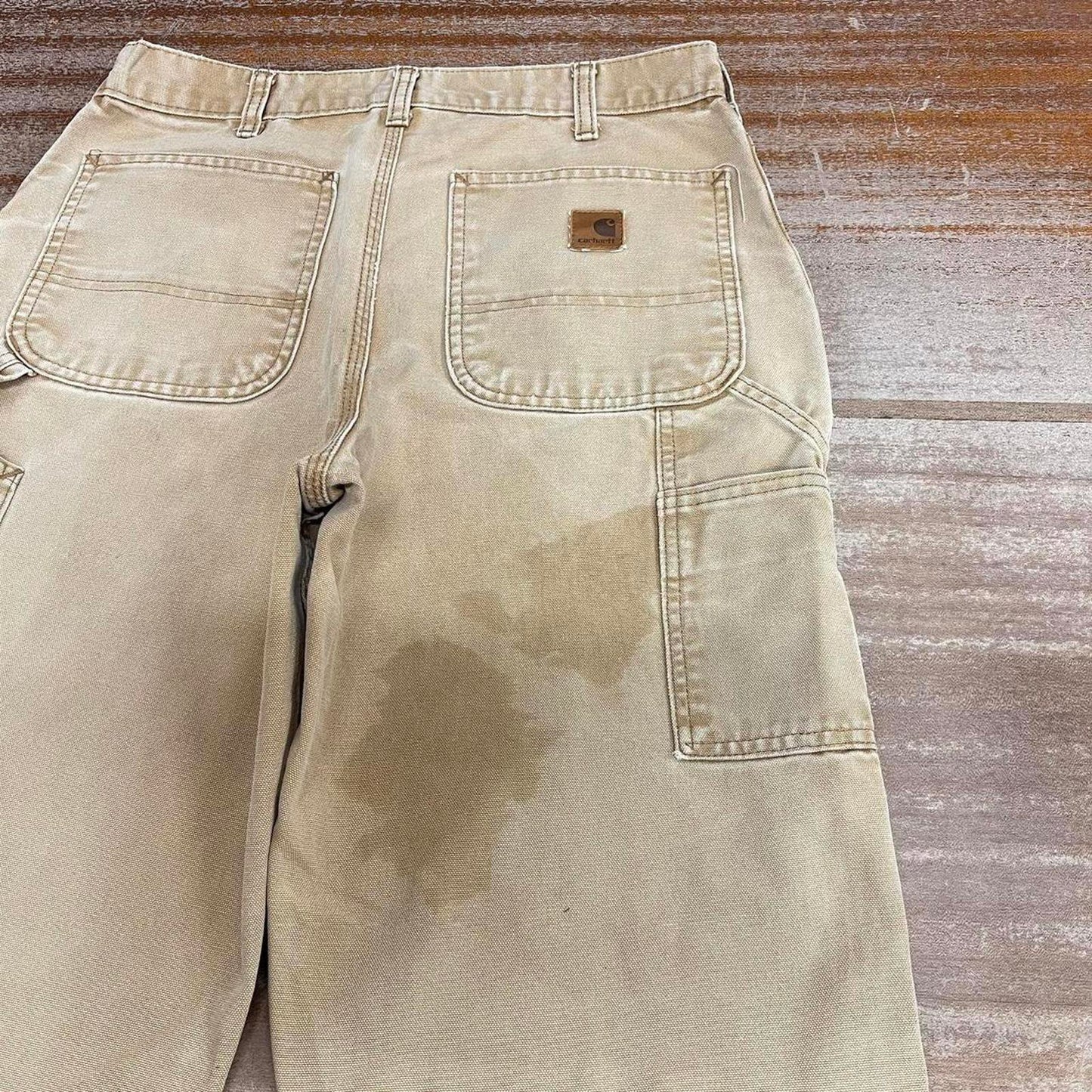 Baggy Carhartt carpenter jeans W32L32 90s style thick canvas wide leg