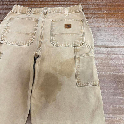Baggy Carhartt carpenter jeans W32L32 90s style thick canvas wide leg