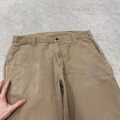 Carhartt carpenter pants relaxed khaki Loose skate style workwear Y2K cargo pants