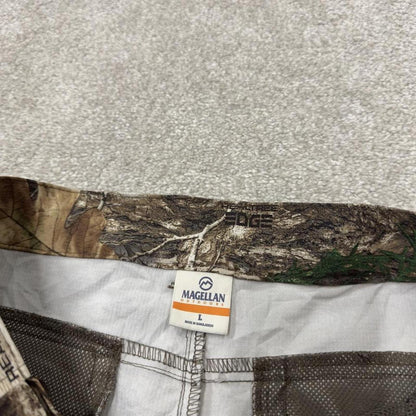 Realtree convertible camo cargo pants green Magellan loose floaty leg camouflage trouser shorts