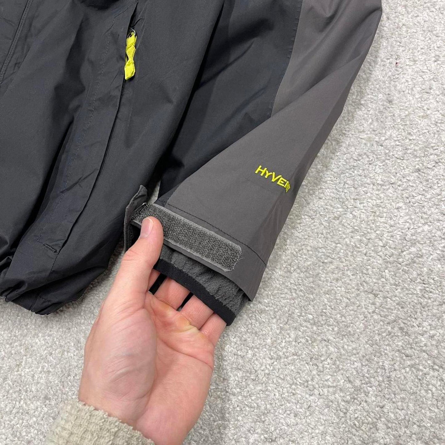 Y2K The North Face HyVent technical jacket black