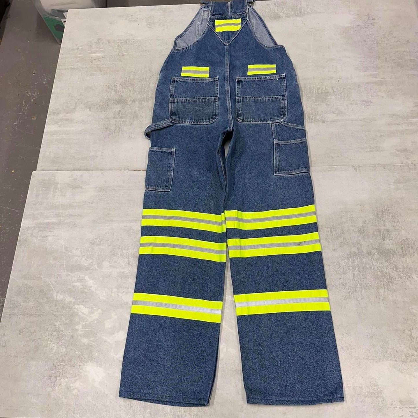 Vintage Ozark overalls W32 L32 loose denim 90s style carpenter dungarees