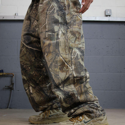 Wrangler pro gear realtree carpenter jeans camo cargo pants khaki camouflage utility trousers