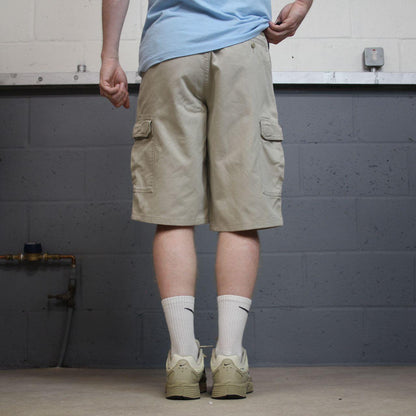 Dickies carpenter chino shorts beige Long chino skater / surf shorts loose festival