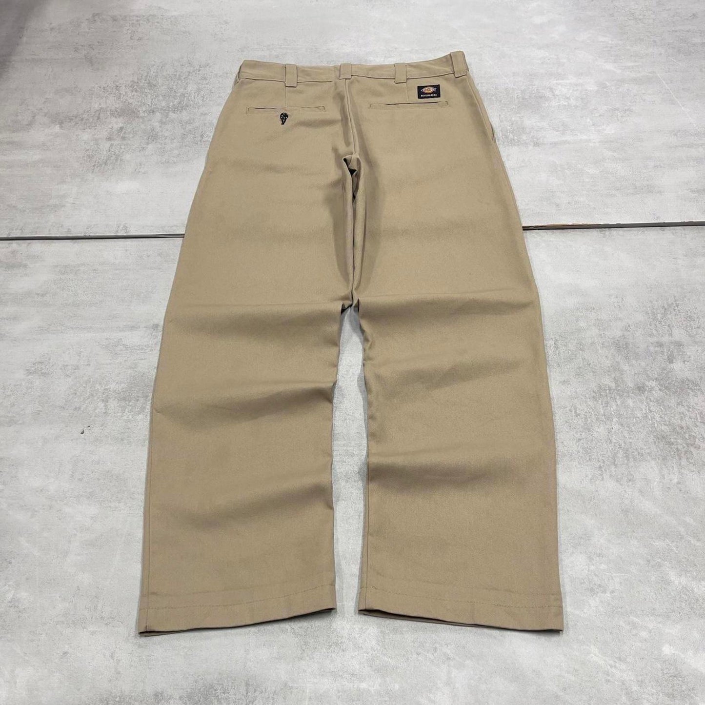 Dickies Skateboarding Pants W32L30 khaki twill chino 90s style skater pants