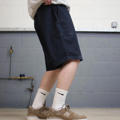 Y2k Dickies shorts skater style navy Loose leg chino summer festival shorts