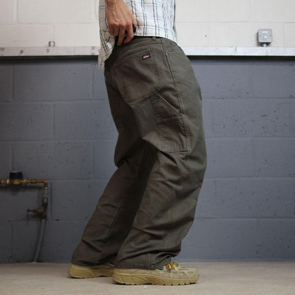 Dickies carpenter jeans y2k straight fit khaki Loose canvas cargos skater surf style pants