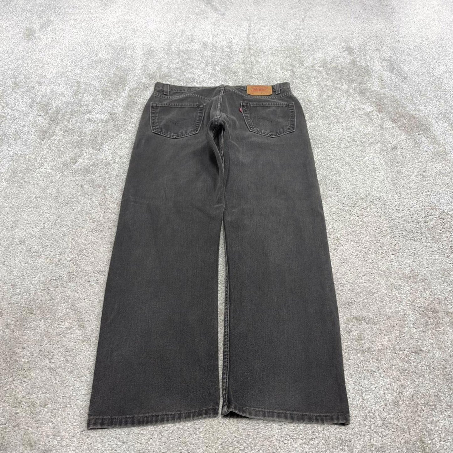 Vintage y2k Levis 505 jeans black Casual style 5 pocket loose straight leg denim pants