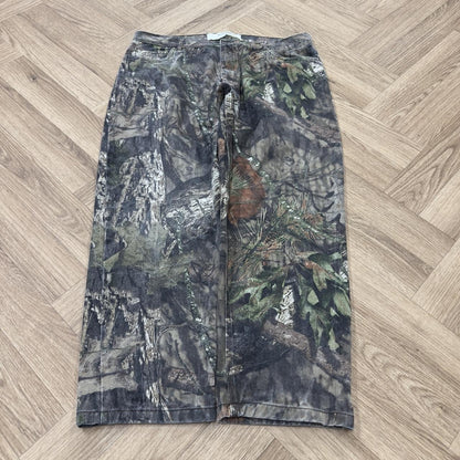 Y2K Mossy Oak camo jeans Loose Rustic Ridge camouflage utility combat trousers