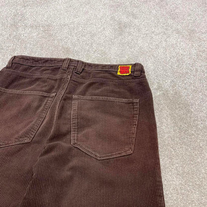 Y2k baggy corduroy jeans wide-leg brown Empyre wide wale chunky jumbo cord trousers