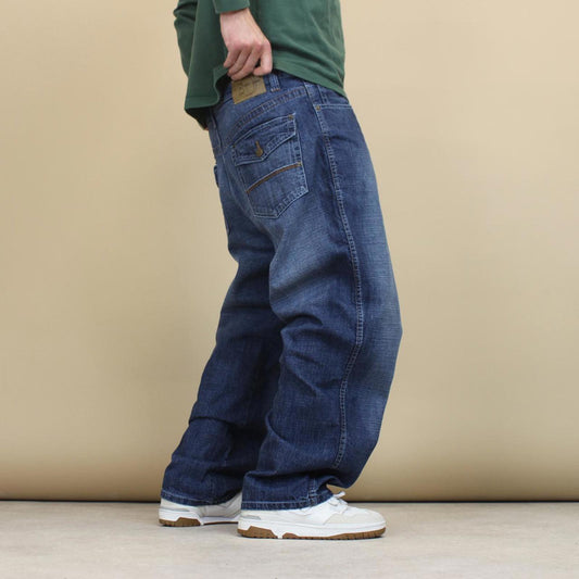 Blue Eddie Domani baggy jeans W38 L30