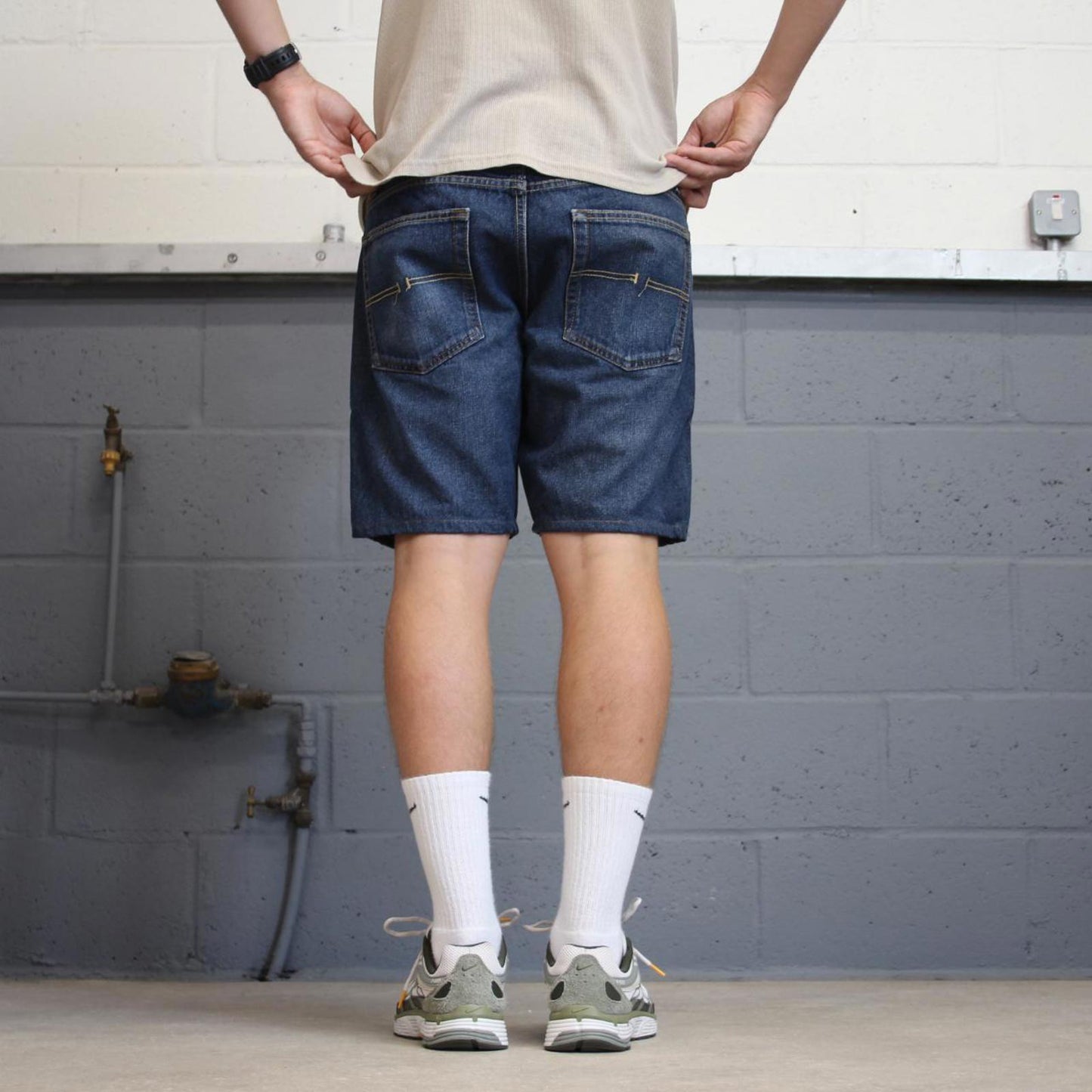 Blue US Polo Assn denim jorts W38