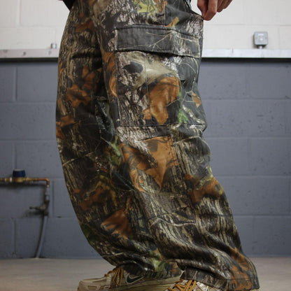 Baggy camo cargo pants y2k utility khaki Redhead camouflage hunting wide leg cargos