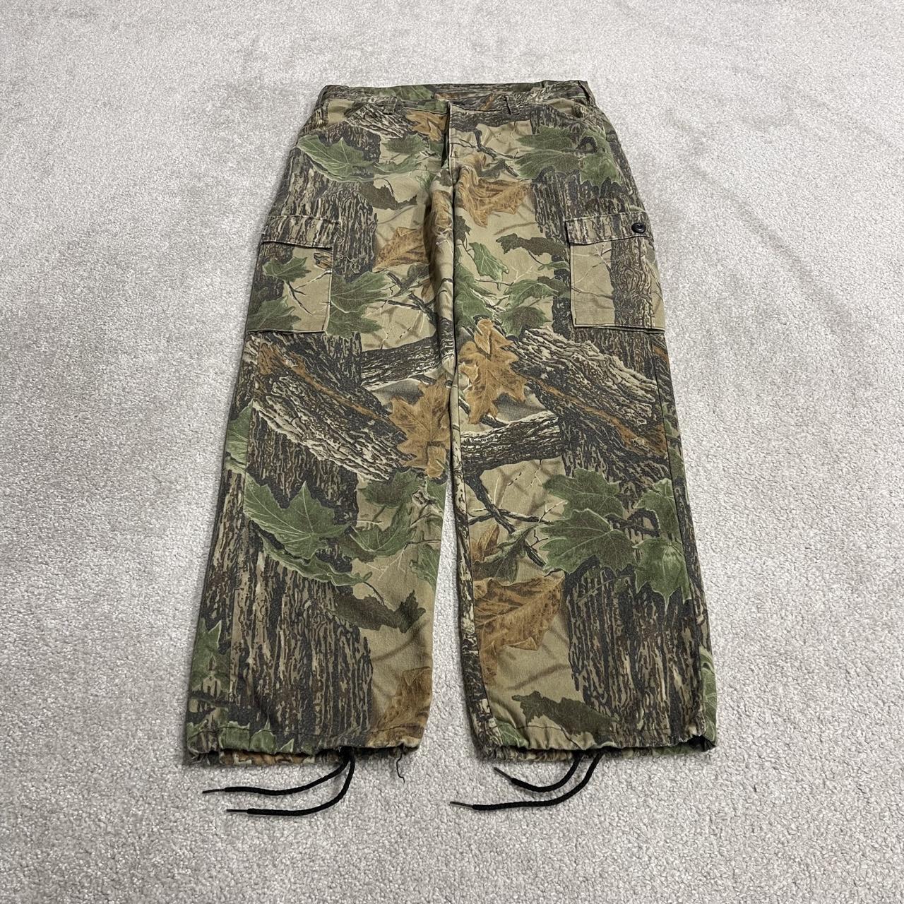 Liberty Realtree baggy camo cargo pants khaki Loose camouflage Y2K hunting utility trousers