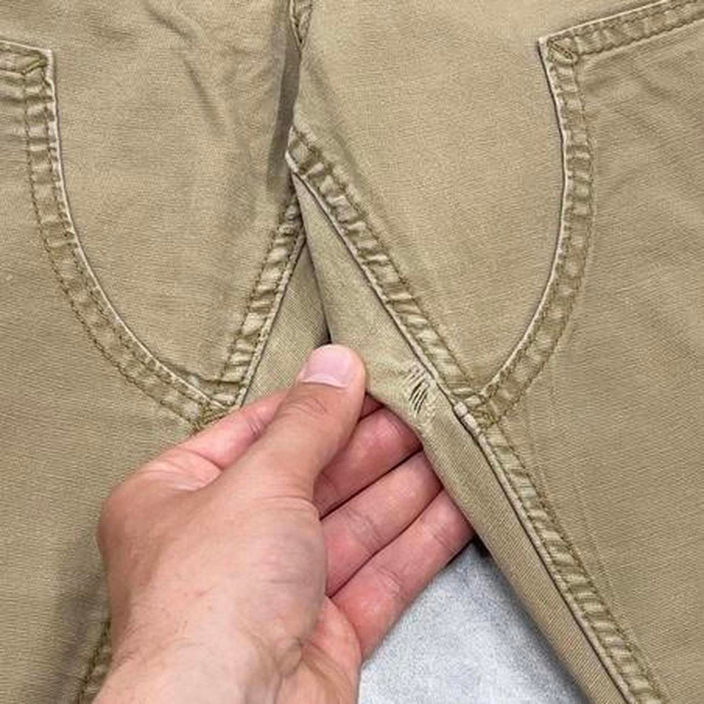 Carhartt double knee carpenter pants size 18 (W38 L30) khaki slim fit work trousers