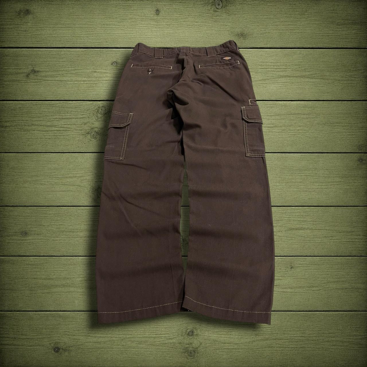 Dickies cargo pants relaxed y2k brown Comfy chino style skate work trousers