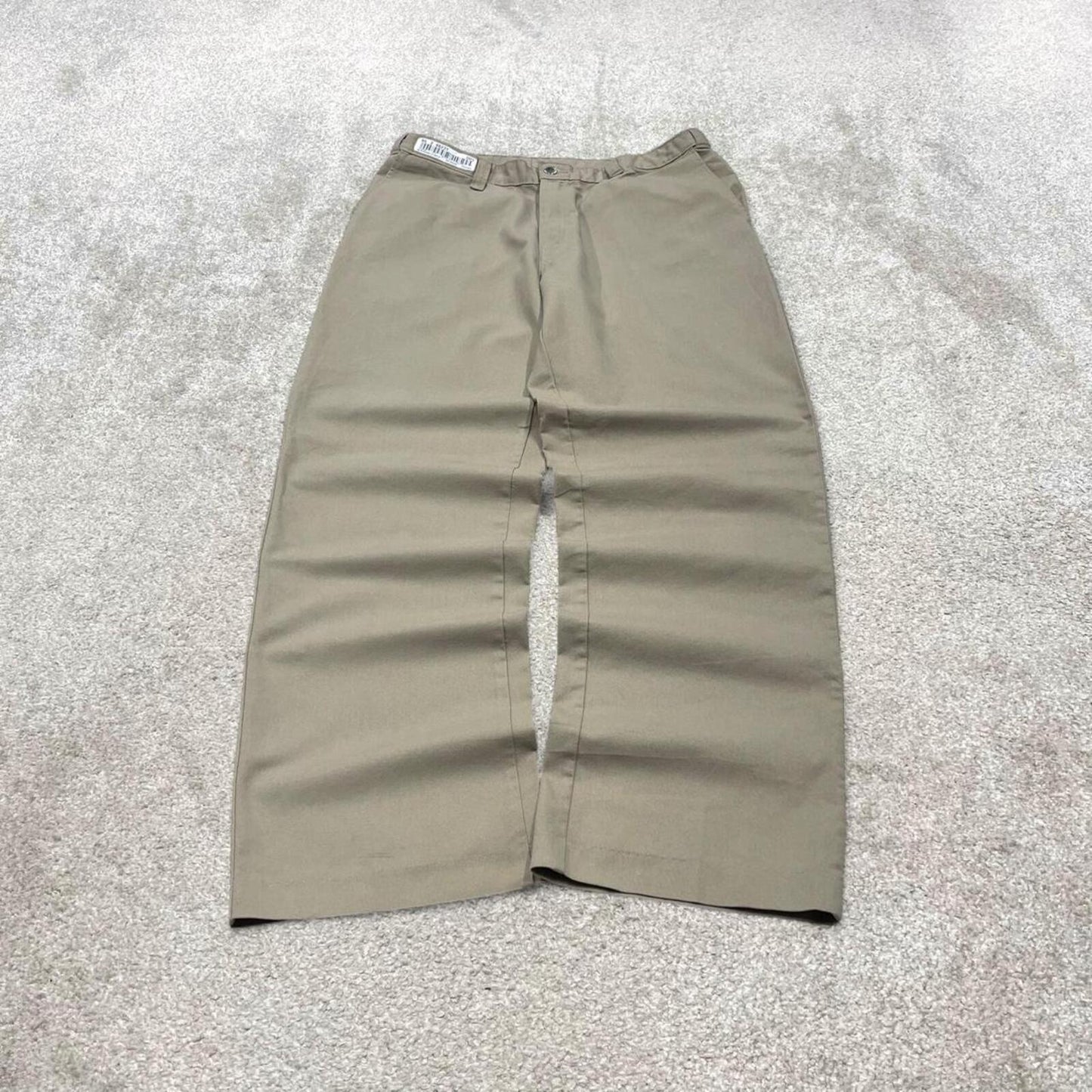 Y2K Dickies chino work pants 36x32 khaki Loose floaty casual skate cargo trousers