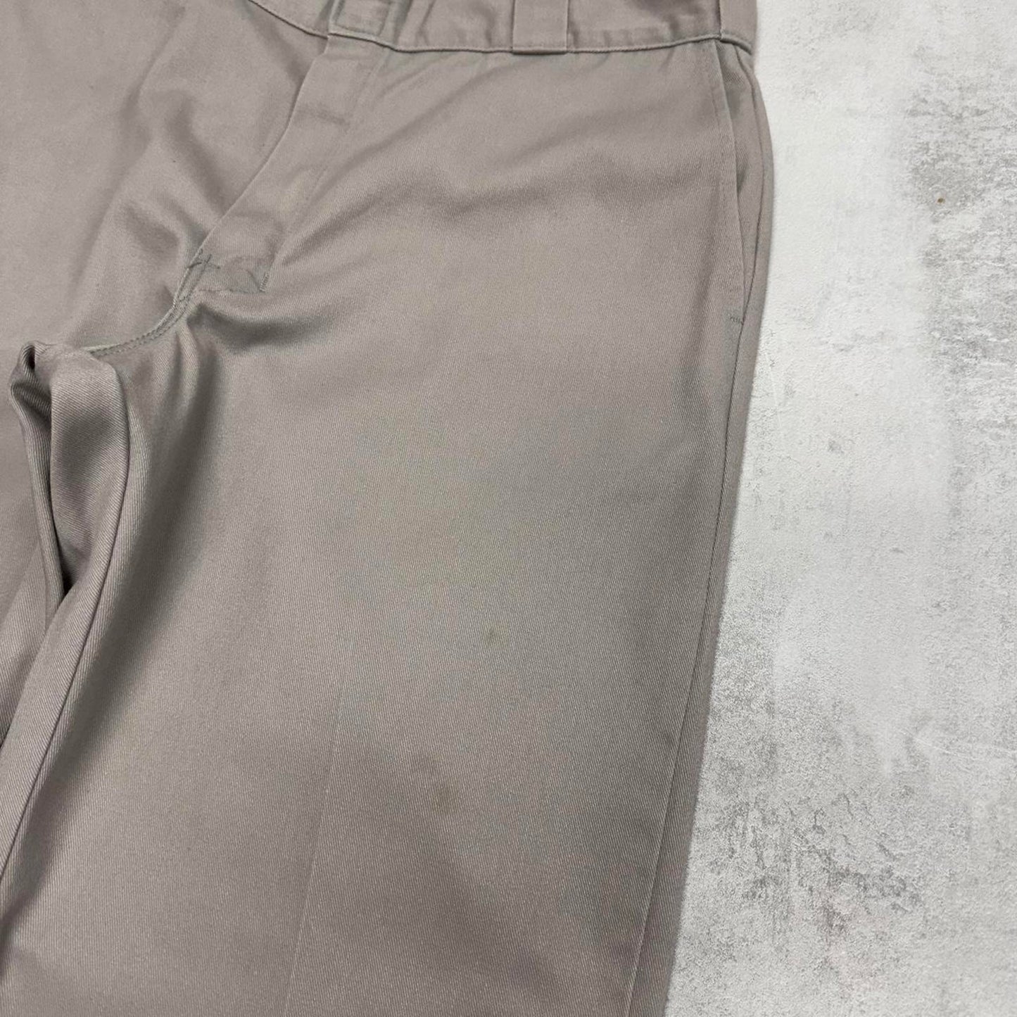 Dickies y2k chino Pants W36 L30 grey mens Loose fitting chino style skate pants