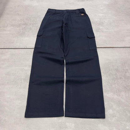 Dickies cargo skate trousers W30L32 navy chino utility pocket pants