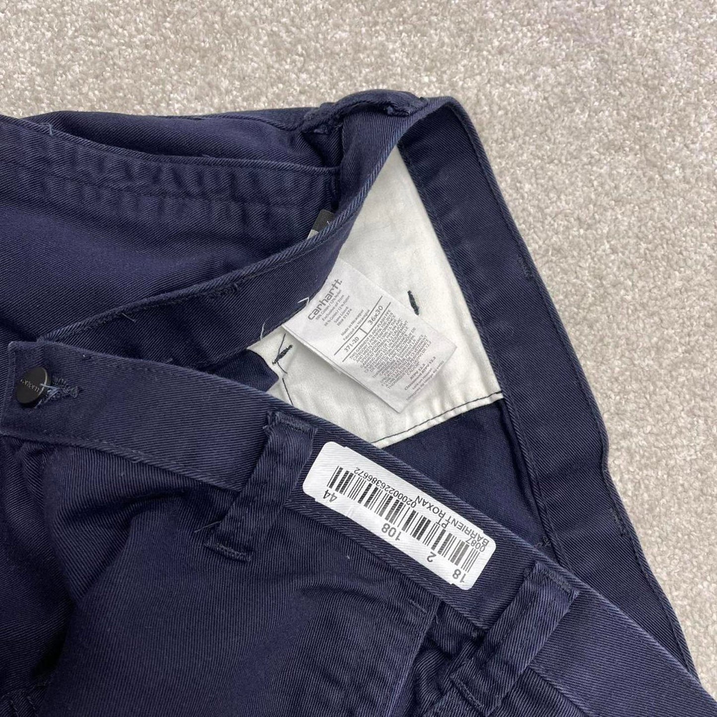 Y2K vintage Carhartt pants loose fit navy Skate style work pants CAT 2 fire resistant
