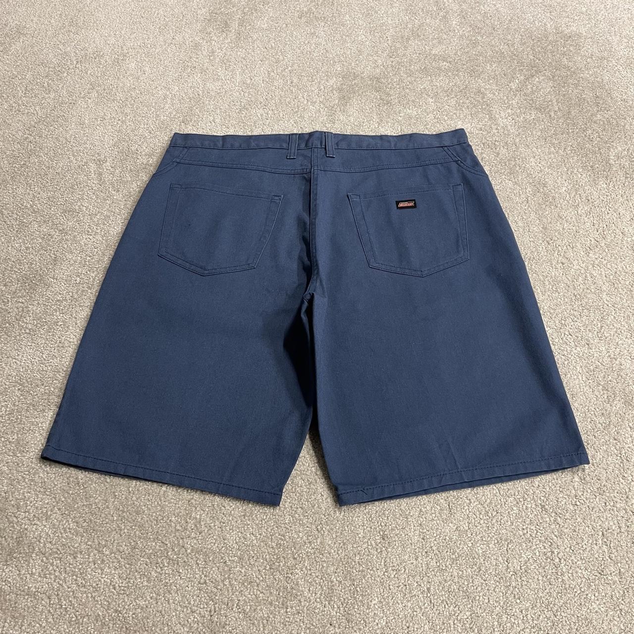 Dickies baggy chino shorts y2k blue Loose skate style summer festival shorts