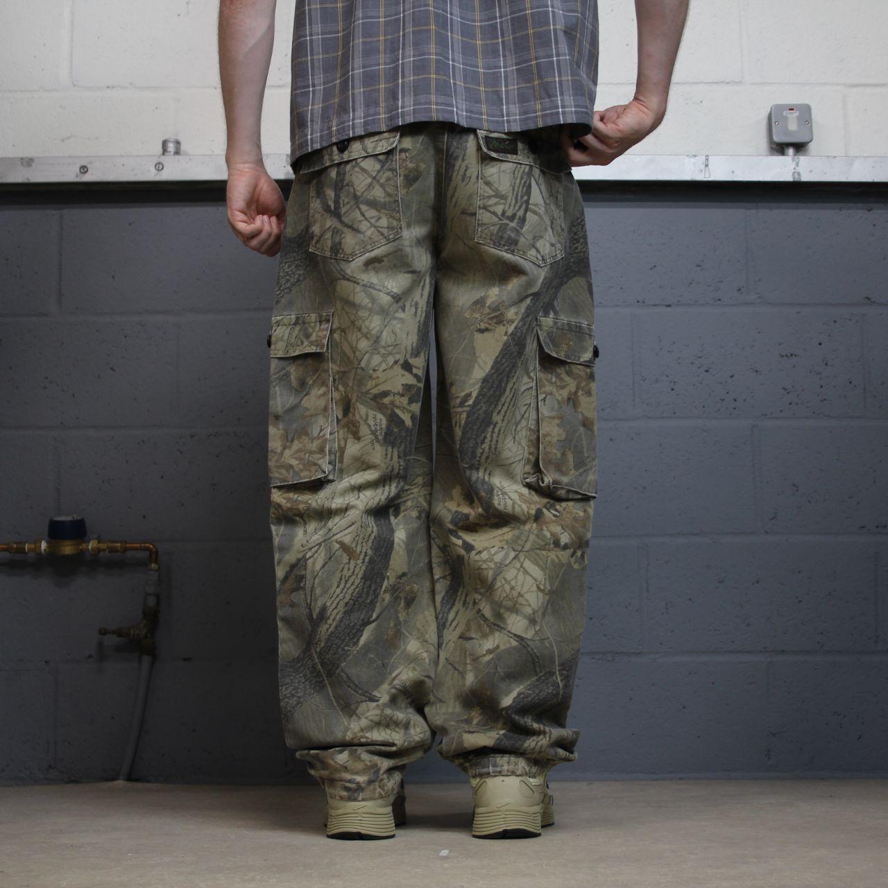 Realtree Liberty baggy camo cargo pants khaki Loose camouflage Y2K hunting utility trousers