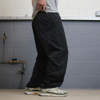 Dickies cargo pants wide leg black Twill chino skater style utility work trousers