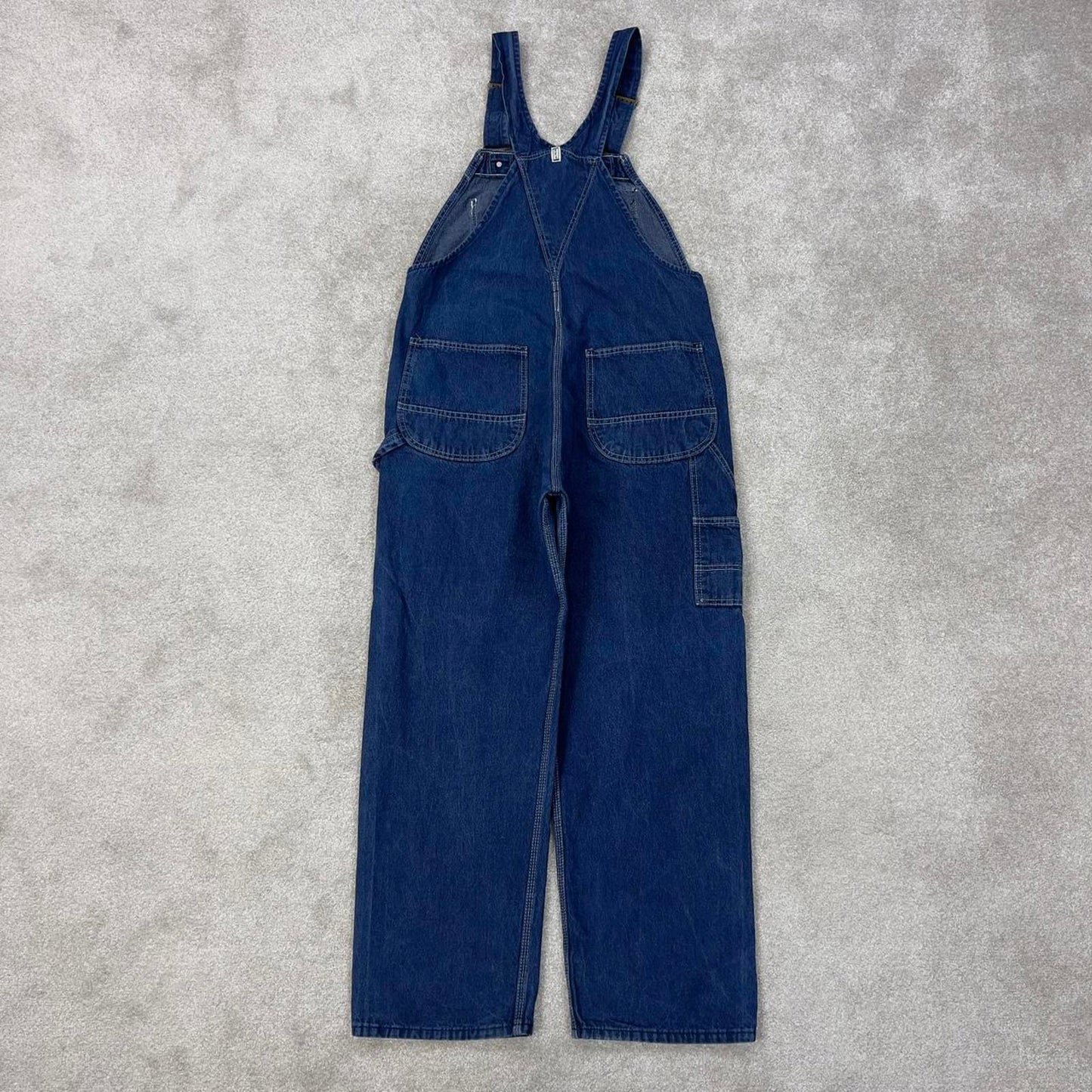 Vintage Key dungarees W38L30 blue mens denim overalls