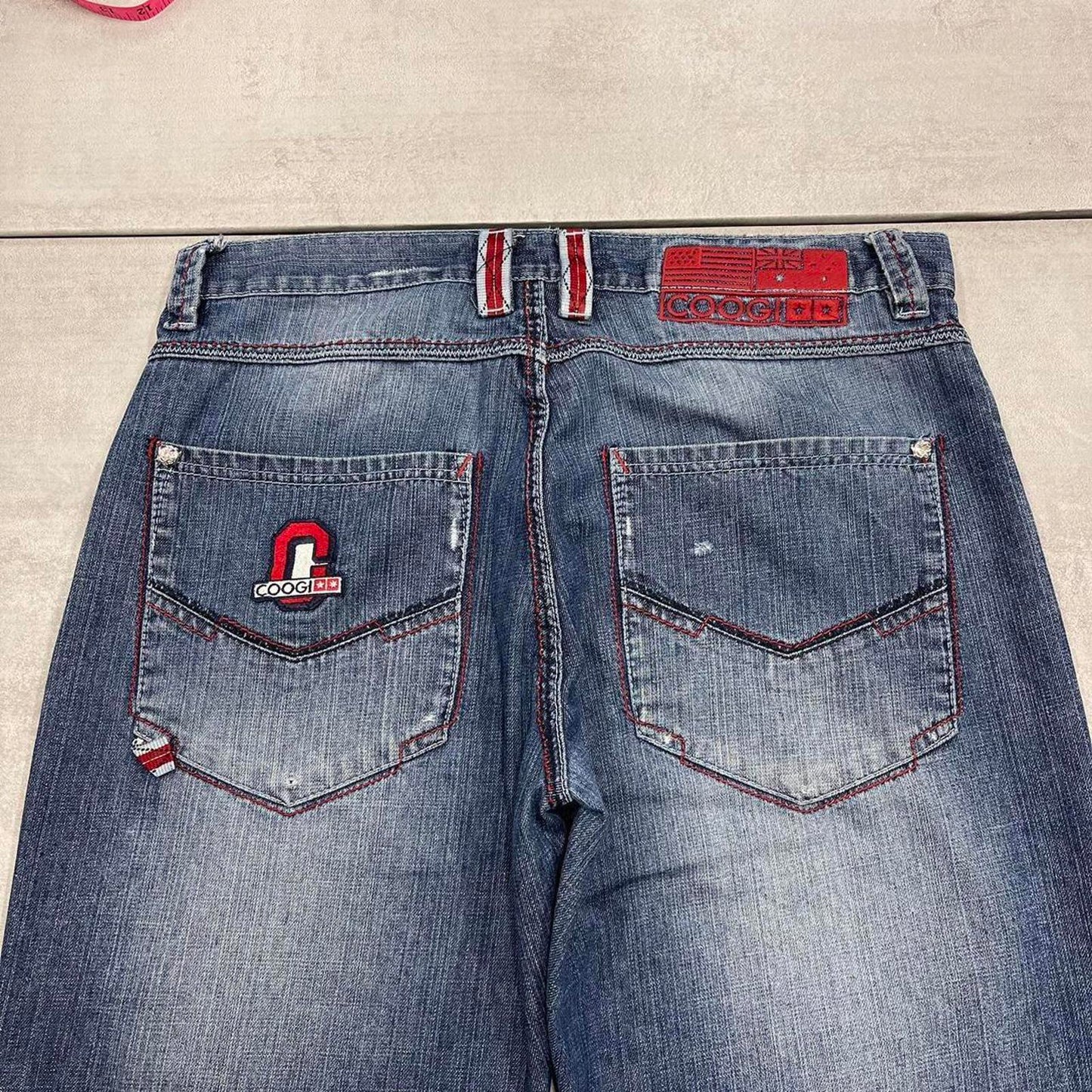 Blue embroidered Coogi jeans W36 L34