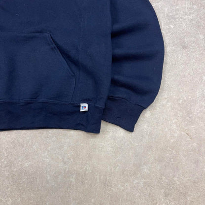 Navy vintage Russel hoodie Medium Thick pullover jumper Syracuse University