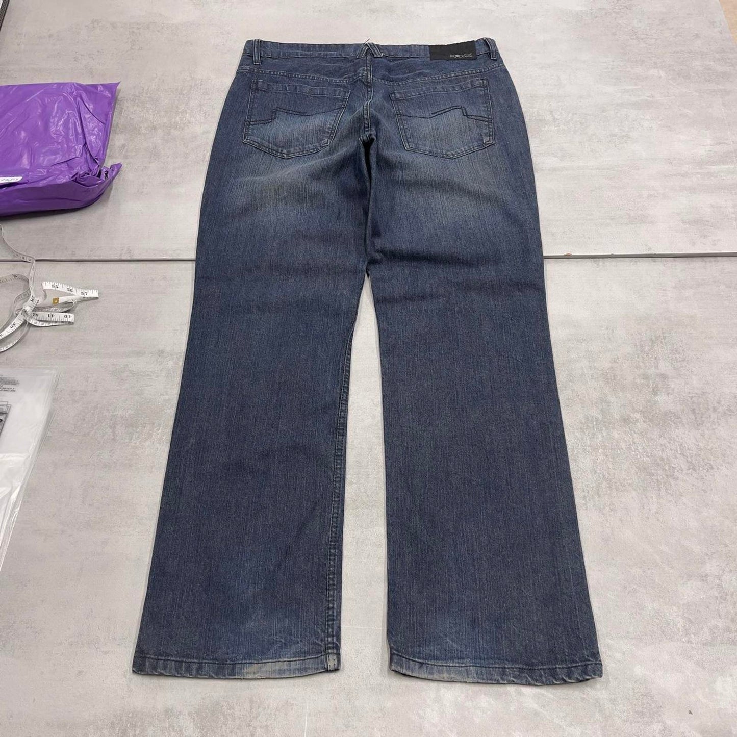 Tony Hawk skate jeans W38L33 slim blue denim skater style jeans